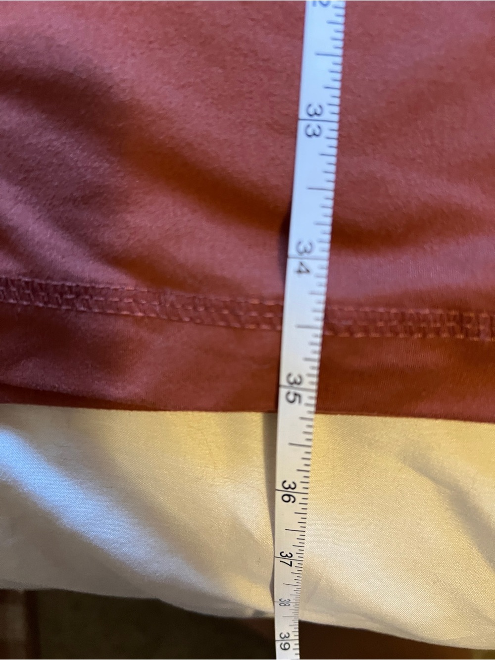 Women’s Long Sleeve Hooded Zip Dress in Rust - Picture 5 of 9